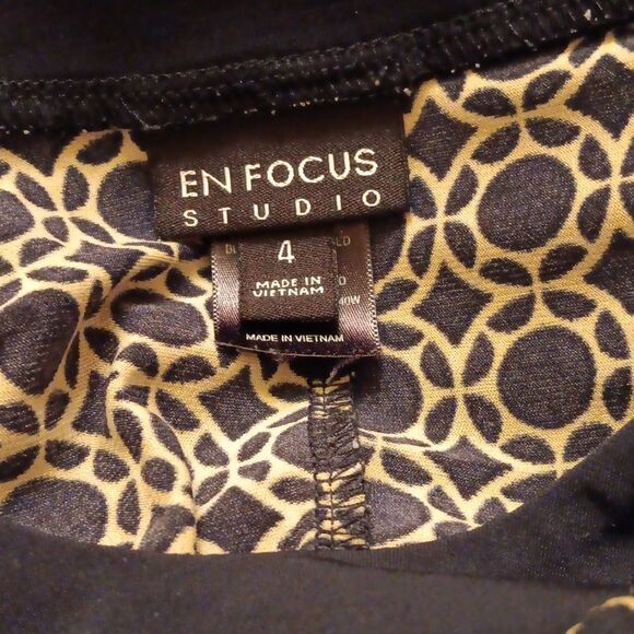 Enfocus Studio Windowpane Dress. Shift. Windowpane - Picture 8 of 10